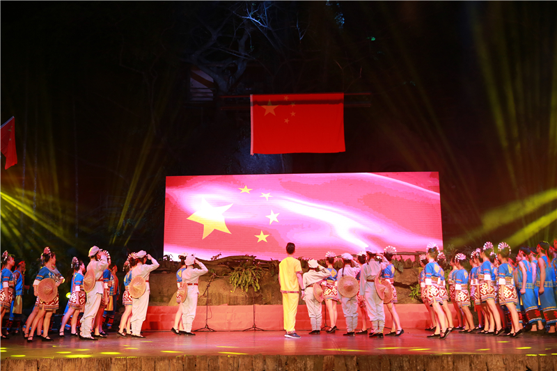 8、槟榔谷举办民族团结红歌合唱大赛 庆祝新中国成立70周年