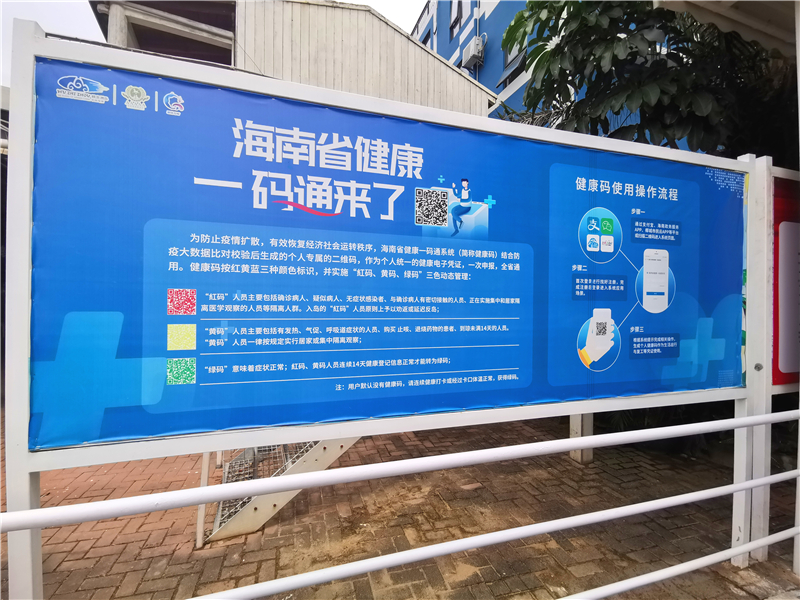 健康码宣传栏